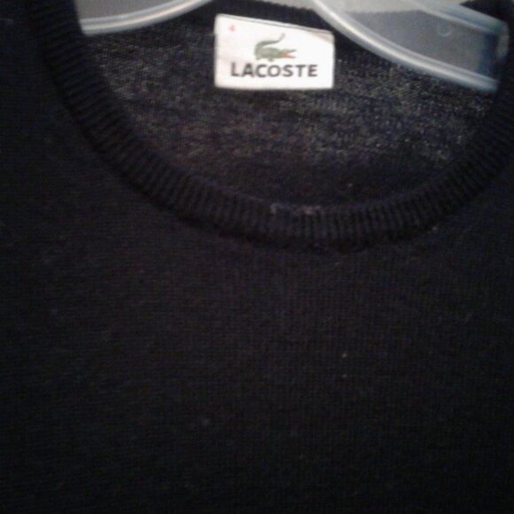 Lacosta man sweater new not use authentic  size meduim , dark blue color - Picture 3 of 4